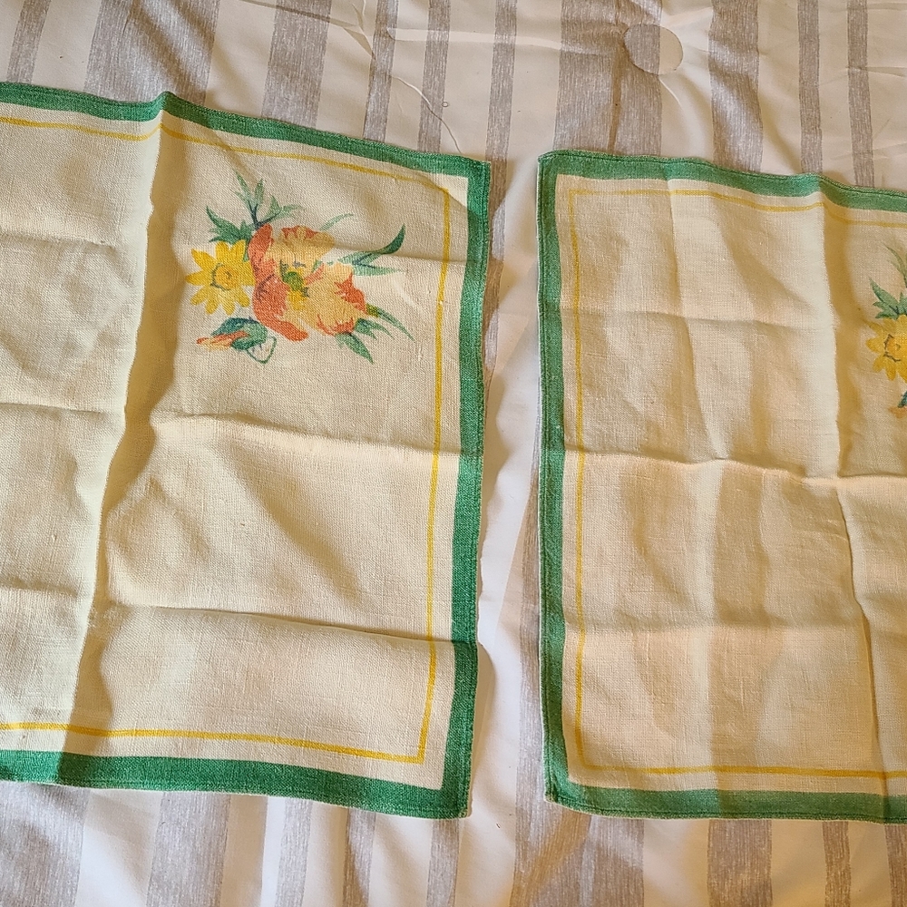 Vintage Cloth Napkins